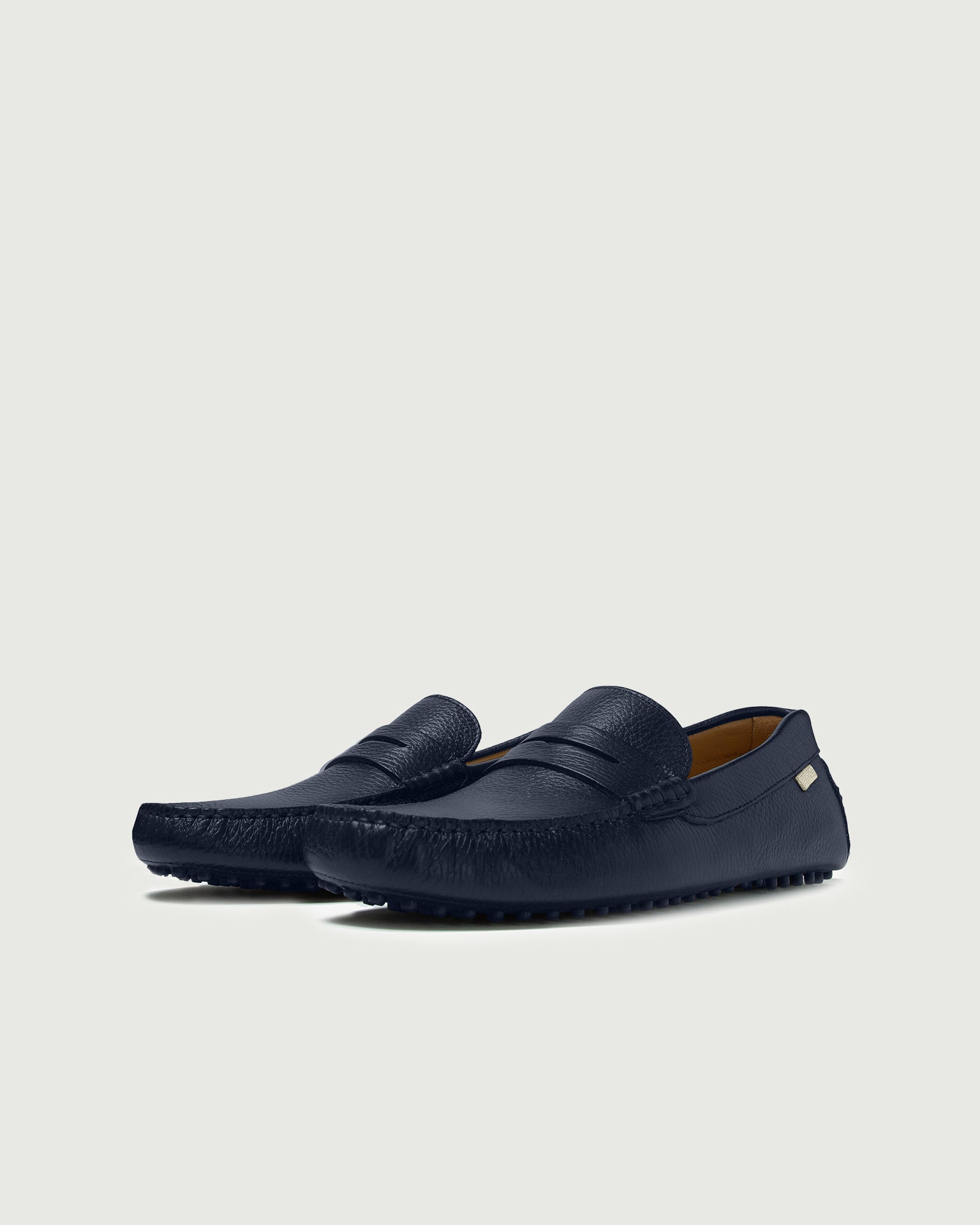 Oliver Cabell Driver-Navy Pebbled