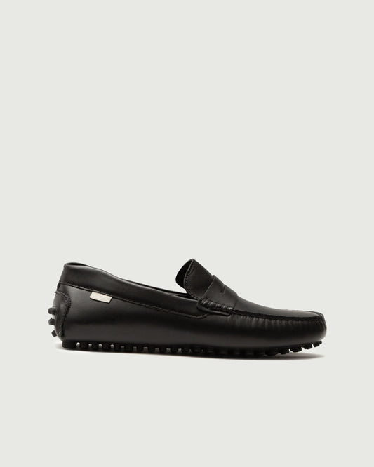 Oliver Cabell Driver-Black Leather