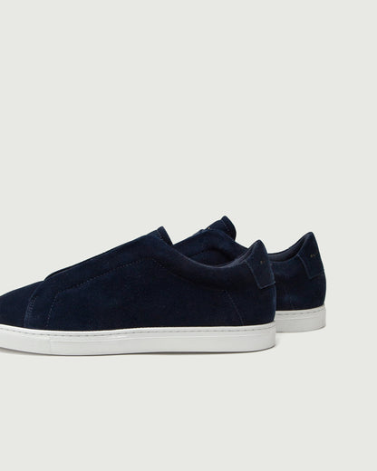Oliver Cabell Low 1 Laceless-Navy Suede