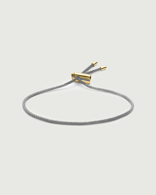 Oliver Cabell Cameron Cord Bracelet-Grey Matter