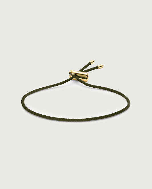 Oliver Cabell Cameron Cord Bracelet-Olive