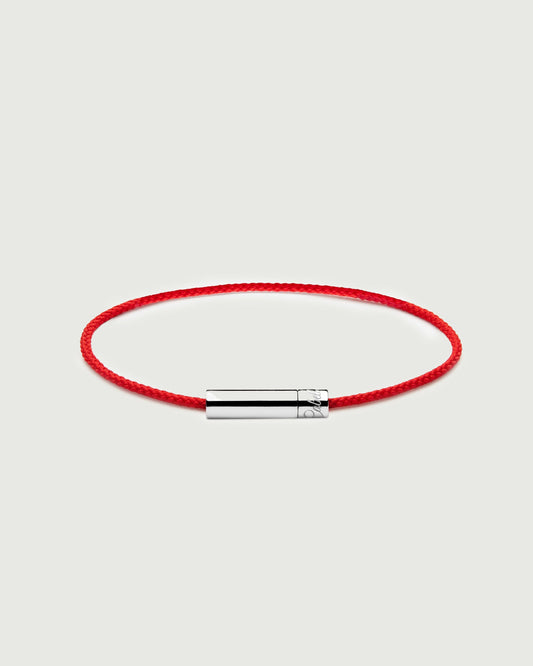 Oliver Cabell Fern Cord Bracelet-Red